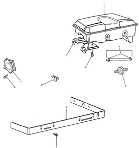 Fuel System Diagram and Parts List for 085 169110100-GMT Cub Cadet Generator